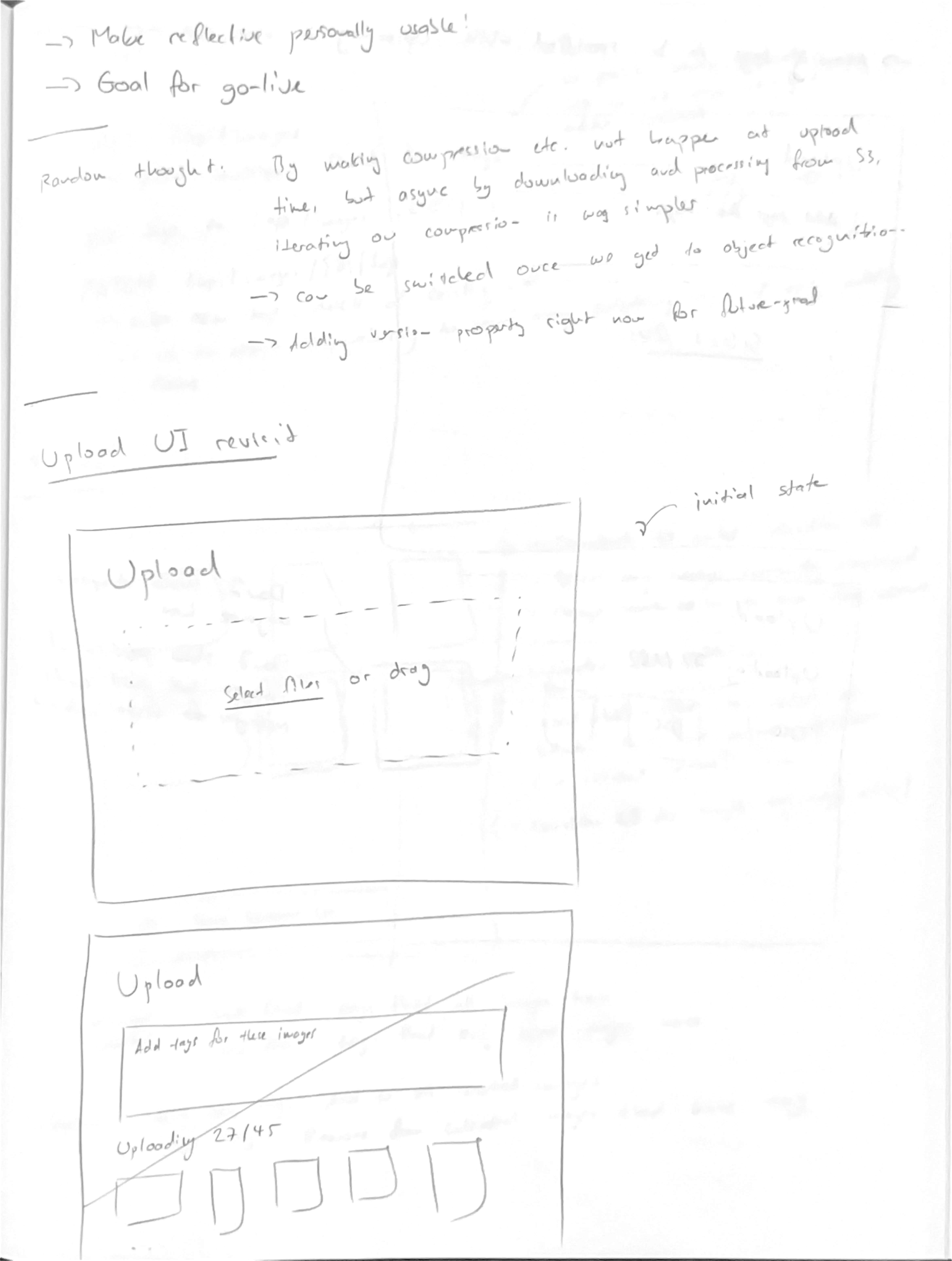 Screenshot of UX concept