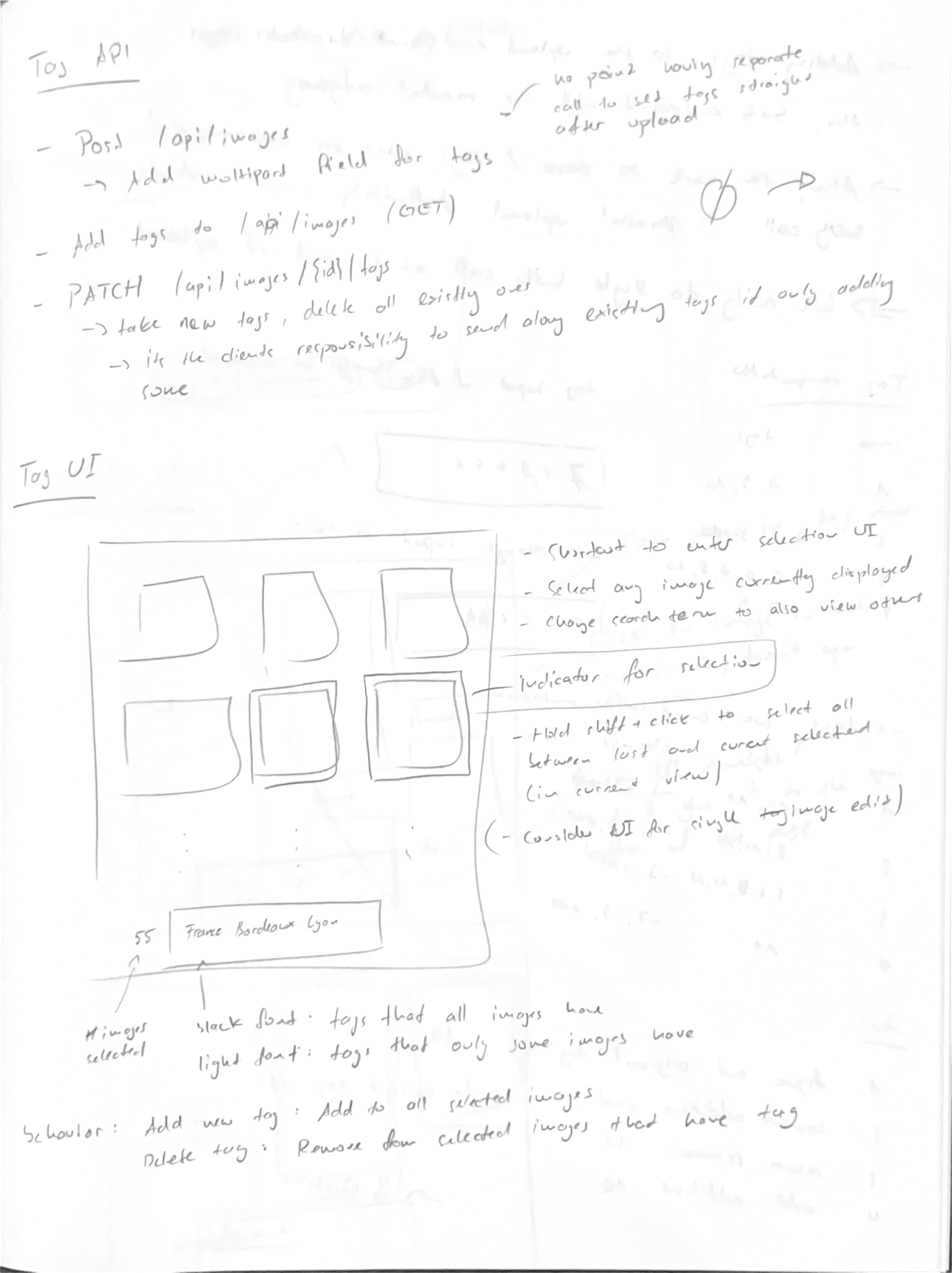 Screenshot of UX concept