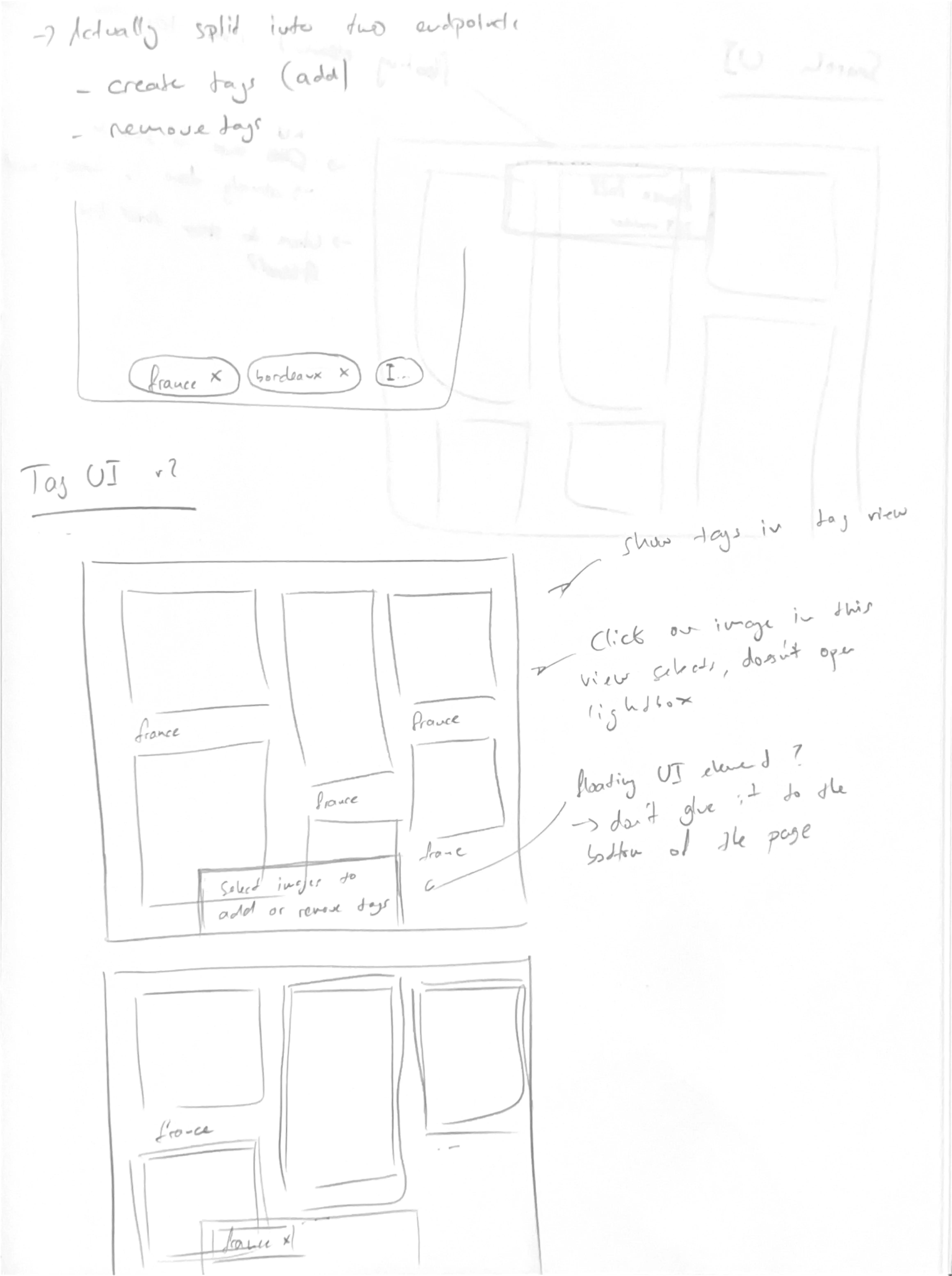 Screenshot of UX concept